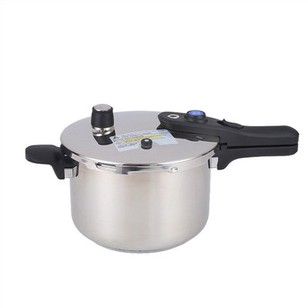 Panela de pressão de aço inoxidável com válvula de segurança
